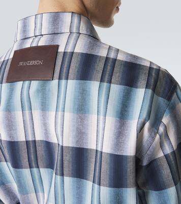 Checked cotton blouson jacket | JW Anderson