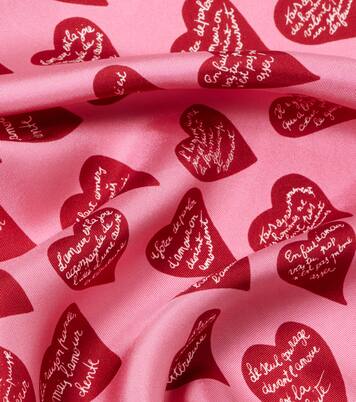 Printed silk twill scarf | Max Mara