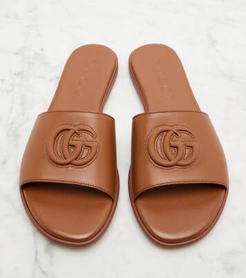 Mules Double G en cuir | Gucci