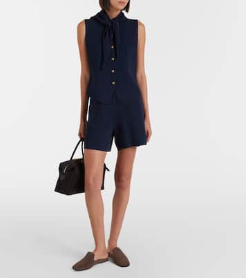 Knitted crêpe shorts | Max Mara