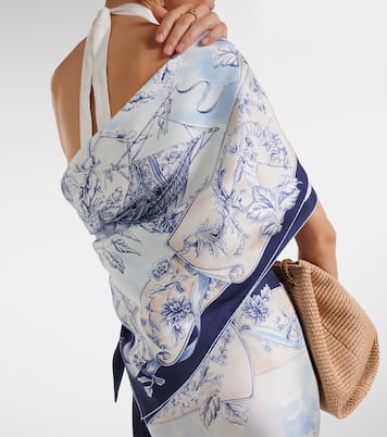 Pañuelo de seda estampado | Ferragamo