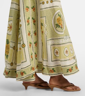 Robe chemise Dixie en ramie imprimée | Alémais