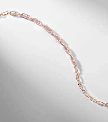 Gargantilla Move Link de oro rosa de 18 ct con diamantes | Messika