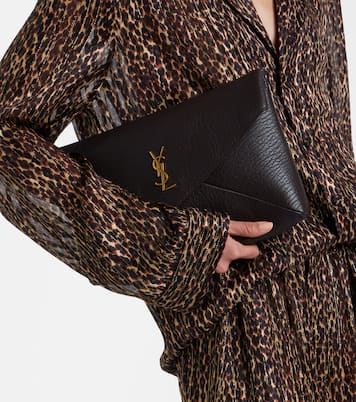 Cassandre leather pouch | Saint Laurent