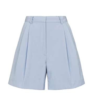 High-Rise Shorts aus Baumwolle | Dries Van Noten