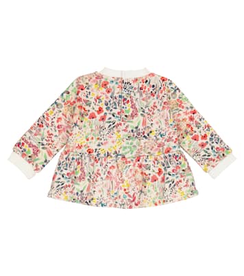 Baby floral cotton sweatshirt | Bonpoint