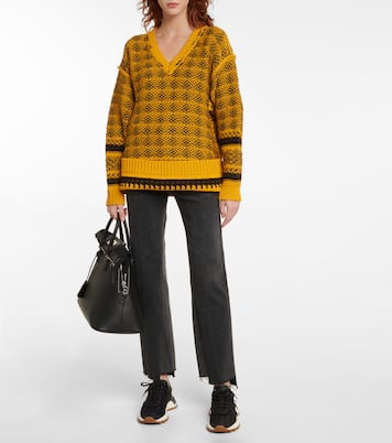 Sneakers aus Nylon und Veloursleder | Maison Margiela