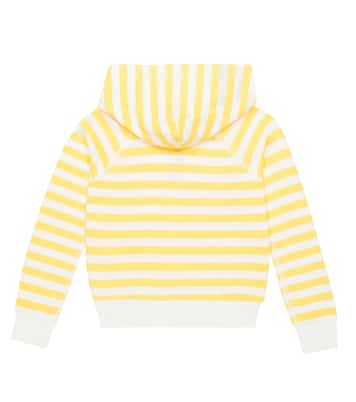 Sweat-shirt à capuche rayé en coton | Polo Ralph Lauren Kids