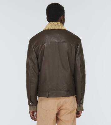 Jacke Boyce aus Lederimitat | Nanushka