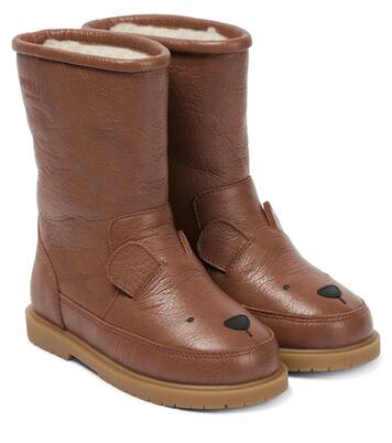 Stiefel Wadudu aus Leder mit Shearling | Donsje