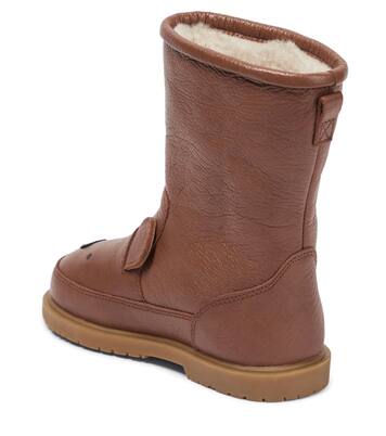 Stiefel Wadudu aus Leder mit Shearling | Donsje