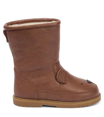 Stiefel Wadudu aus Leder mit Shearling | Donsje