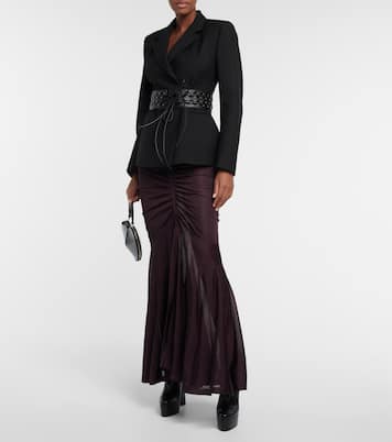 Trekk 135 leather ankle boots | Alaïa