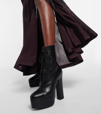 Trekk 135 leather ankle boots | Alaïa