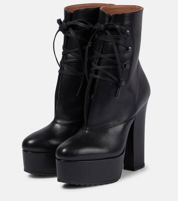 Trekk 135 leather ankle boots | Alaïa