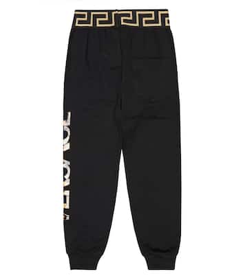 Logo cotton sweatpants | Versace Kids