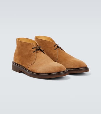Suede ankle boots | Brunello Cucinelli