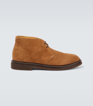 Suede ankle boots | Brunello Cucinelli