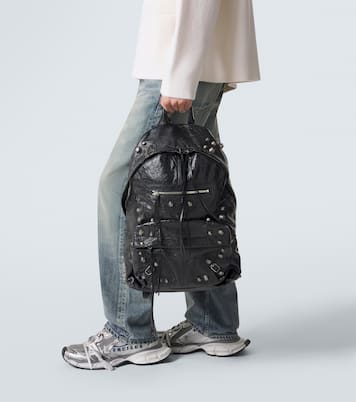 Le Cagole leather backpack | Balenciaga