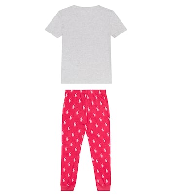 Logo cotton T-shirt and pants | Polo Ralph Lauren Kids