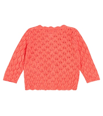 Baby open wool-blend cardigan | Tartine et Chocolat