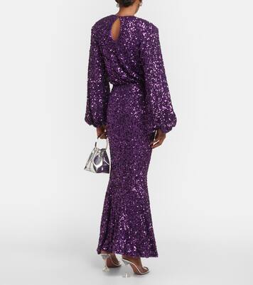 Maxikleid mit Pailletten | Rotate