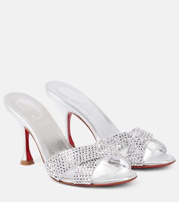 Mariza Is Back embellished leather mules | Christian Louboutin