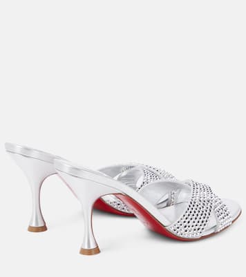 Mariza Is Back embellished leather mules | Christian Louboutin