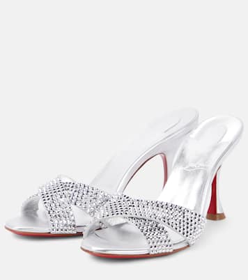 Mariza Is Back embellished leather mules | Christian Louboutin