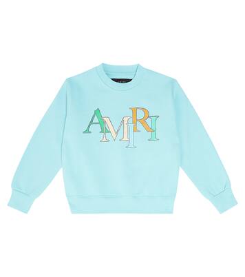 Logo cotton terry sweatshirt | Amiri Kids