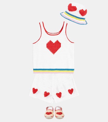 Knit canvas bucket hat  | Stella McCartney Kids