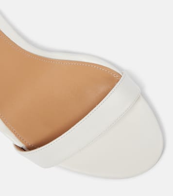 Slingback-Sandalen So Nude 85 aus Leder | Aquazzura