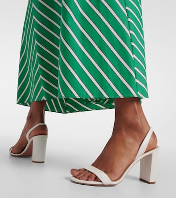 Slingback-Sandalen So Nude 85 aus Leder | Aquazzura