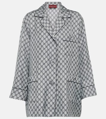 Chemise GG en soie | Gucci