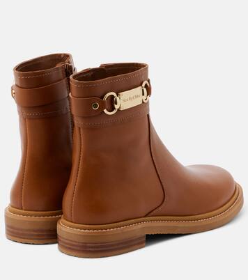 Signature leather ankle boots | See By Chloé
