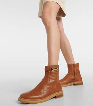 Signature leather ankle boots | See By Chloé