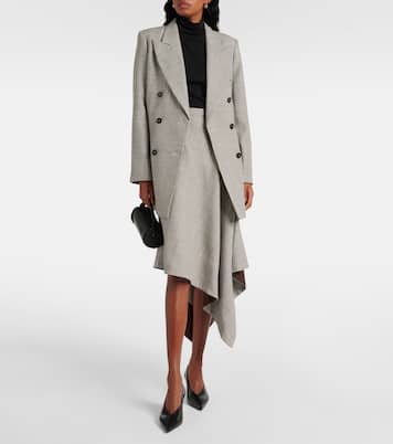 Midirock Mouline Duparc aus einem Wollgemisch | Joseph