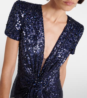 Robe longue Momoka à sequins | Jenny Packham