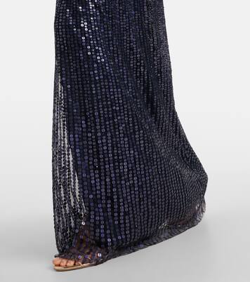 Robe longue Momoka à sequins | Jenny Packham