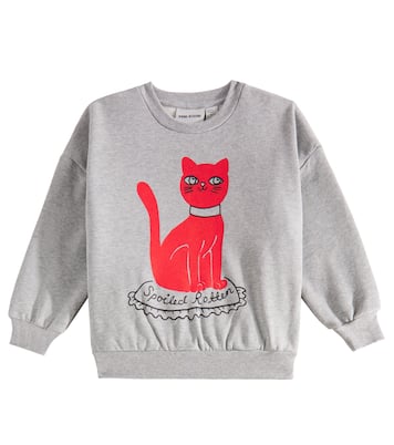 Printed cotton jersey sweatshirt | Mini Rodini