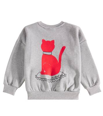 Printed cotton jersey sweatshirt | Mini Rodini