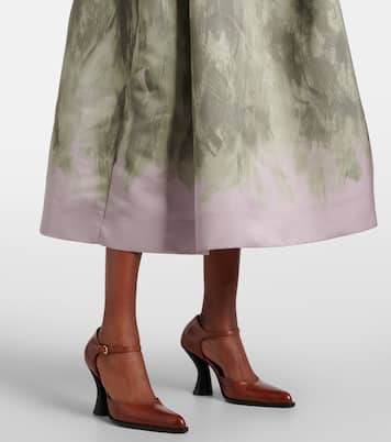 Satin midi skirt | Dries Van Noten