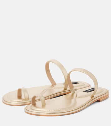 Turi metallic leather sandals | A.Emery