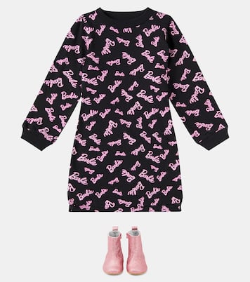 x Barbie® - Abito in jersey di misto cotone | Monnalisa