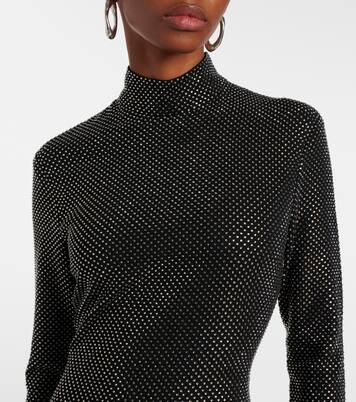 Abito lungo Vivienne con cristalli | Solace London