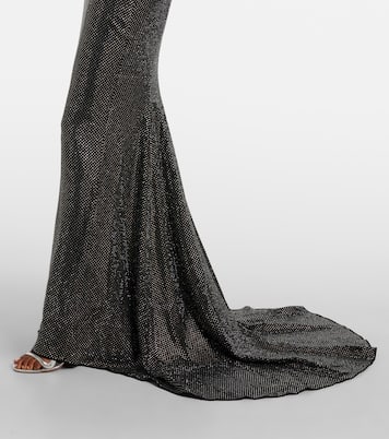 Abito lungo Vivienne con cristalli | Solace London