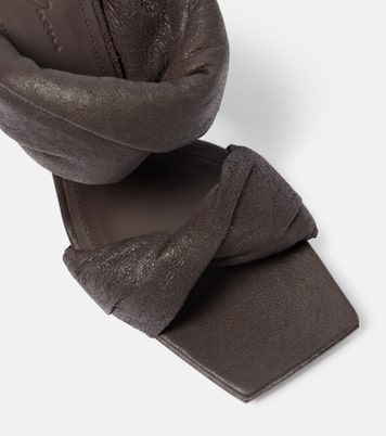 Twisted Cantilever 80 leather mules | Rick Owens