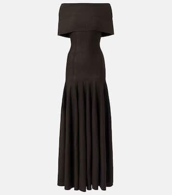 Abito lungo Ava in misto lana | Khaite