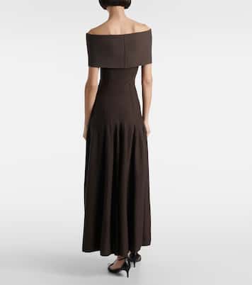 Abito lungo Ava in misto lana | Khaite