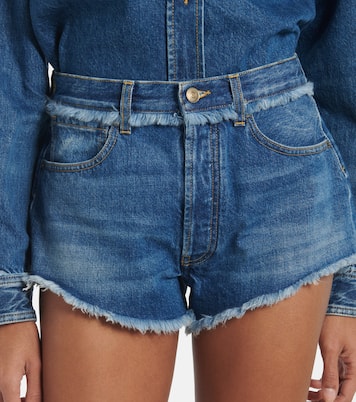 Fringed denim shorts | Alanui